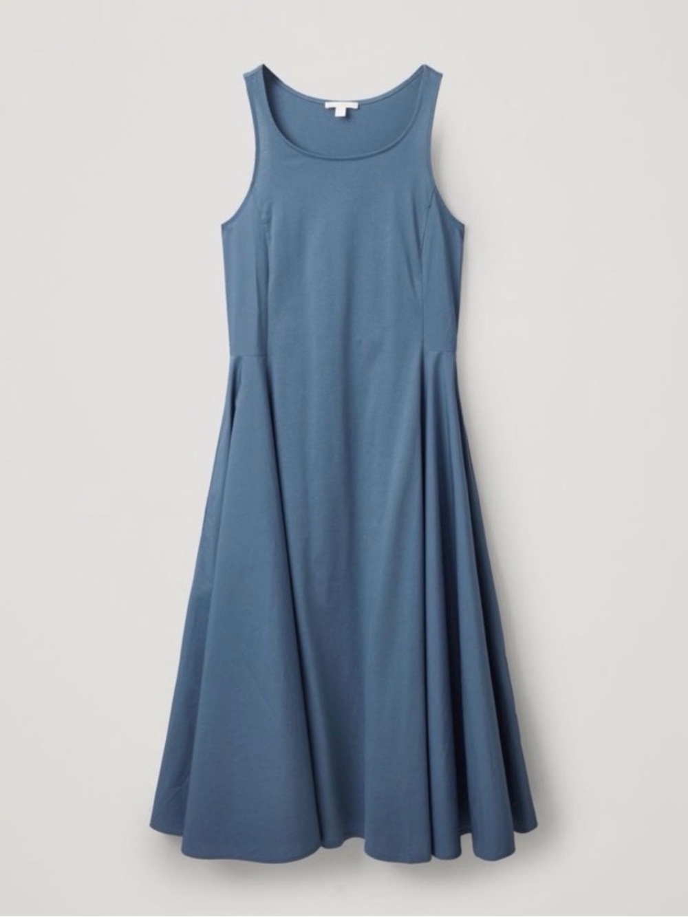 COS Sleeveless Maxi Dress in Slate Blue